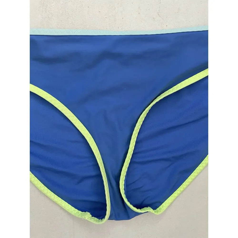 Aerie Swim Bikini Swimsuit Colorblock Plunge Beach Summer Swimwear - Picture 3 of 8